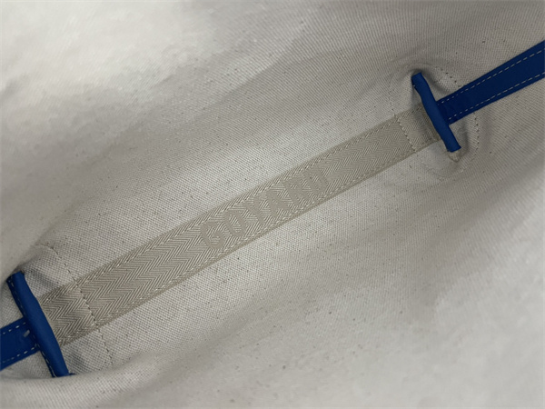 conti pouch Go*ardine canvas&chevroches calfskin sky blue