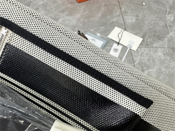 Her.mes Herbag Backpack Canvas and Calfskin