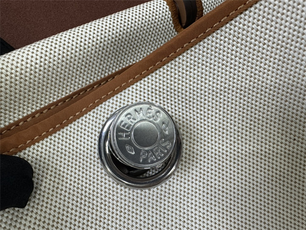 Her.mes Herbag Backpack Canvas and Calfskin