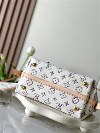 LV CarryAll PM Bag Monogram jacquard fabric Multicolor Beige M24707