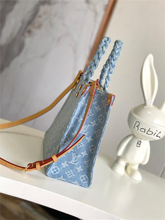 lV By The Pool Let Go PM Monogram Denim Sky Blue M24897