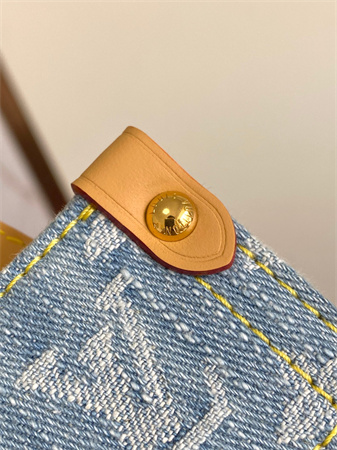 lV By The Pool Let Go PM Monogram Denim Sky Blue M24897