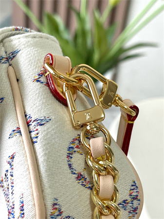 LV Wallet on Chain Ivy Monogram jacquard fabric Multicolor White M83499