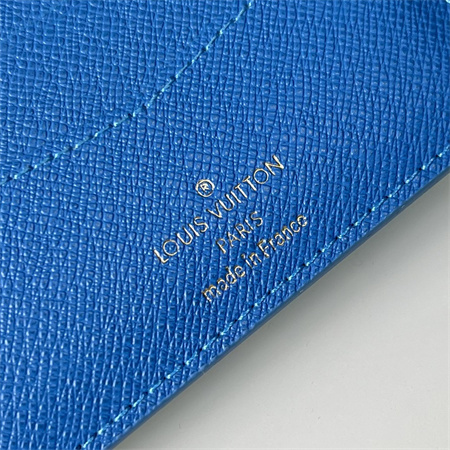 LV Slender Wallet Monogram Surfin’ coated canvas Blue M83468