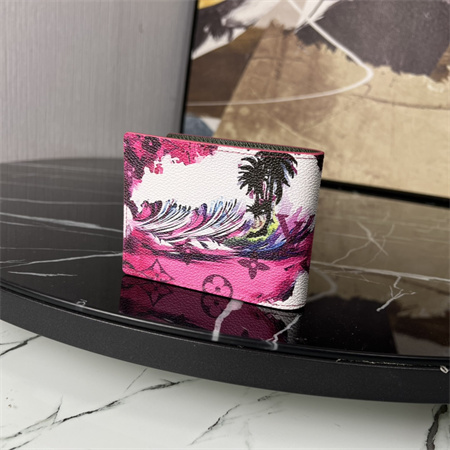 LV Slender Wallet Monogram Surfin’ coated canvas Purple M83468