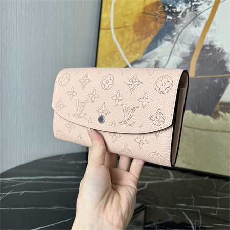 L.V IRIS Wallet Monogram Leather Pink M60143