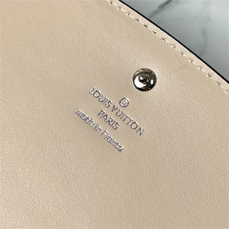 L.V IRIS Wallet Monogram Leather Beige M60143