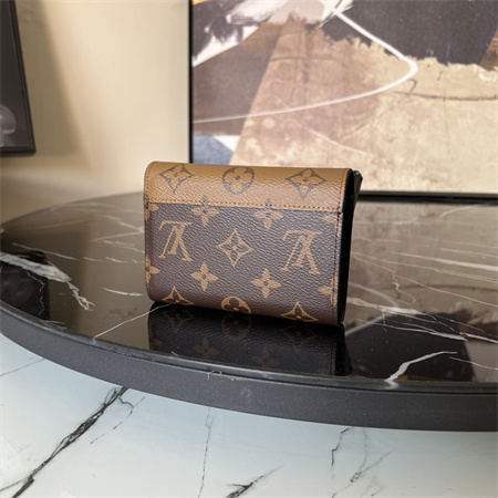 L.V Victorine Wallet Monogram Canvas and Reverse Canvas M81557