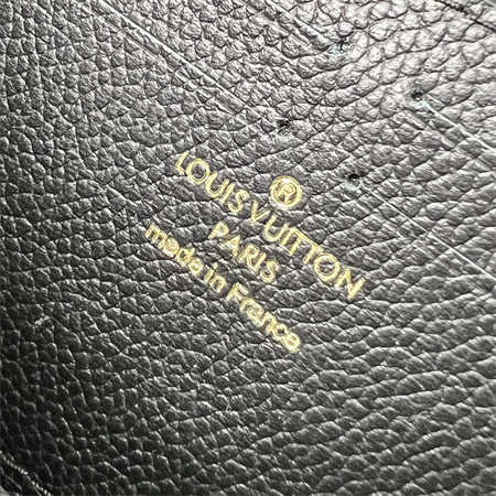 LV Clémence Wallet Monogram Empreinte Leather Black/Beige