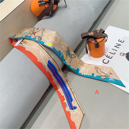 H**mes twilly 100% silk 32021