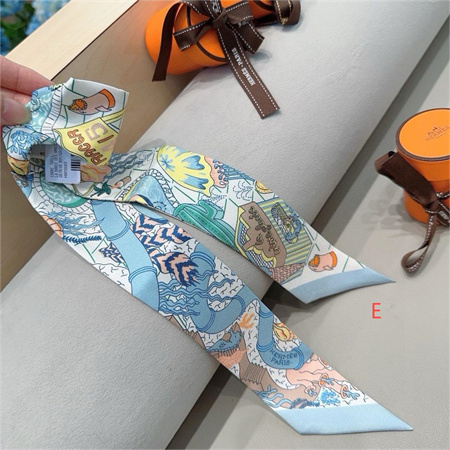 H**mes twilly 100% silk 32025