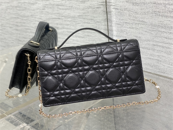 cd miss D*or mini top handle bag cannage lambskin