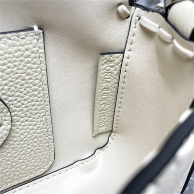 Fen.di Baguette MiniSelleria bag with 309 hand-sewn topstitches