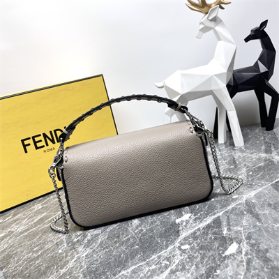 Fen.di Baguette MiniSelleria bag with 309 hand-sewn topstitches