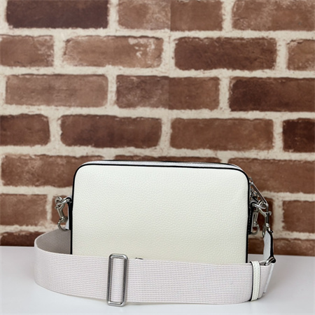 g*u*i small gg crossbody bag with tag white leather and white gg S*p*e canvas 795465