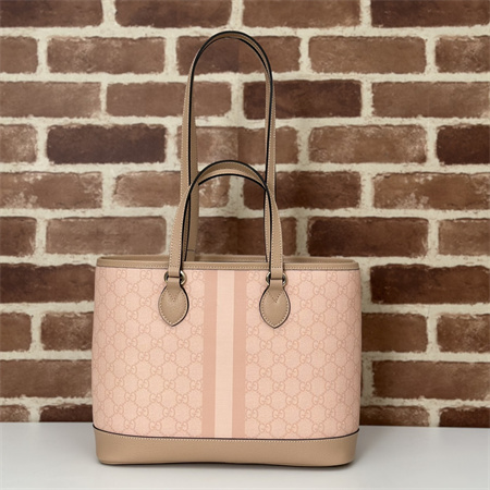 gu.cci ophidia mini tote bag gg S*p*e canvas dusty pink 765043