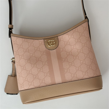 gu.cci ophidia gg small shoulder bag S*p*e canvas dusty pink 781402