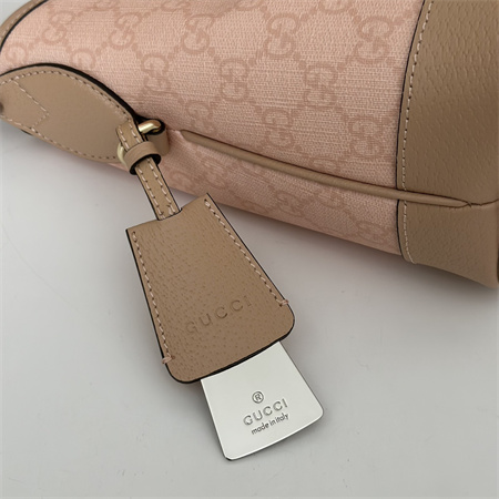 gu.cci ophidia gg small shoulder bag S*p*e canvas dusty pink 781402