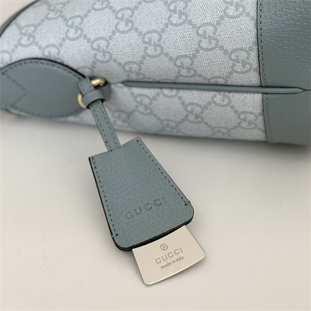 gu.cci ophidia gg small shoulder bag S*p*e canvas dusty blue 781402