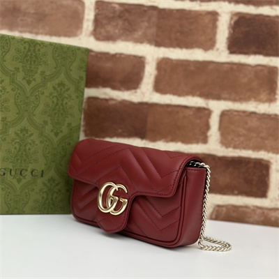 G*u*i gg marmont  mini bag burgundy 476433