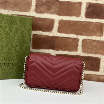 G*u*i gg marmont  mini bag burgundy 476433
