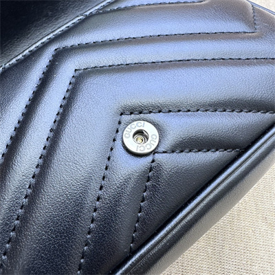 Gu.cci GG Marmont Mini Bag Black 476433