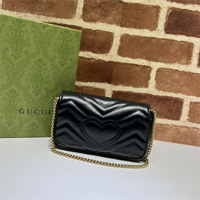 Gu.cci GG Marmont Mini Bag Black 476433