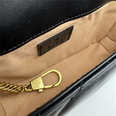 Gu.cci GG Marmont Mini Bag Black 476433