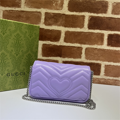 G*u*i gg marmont mini bag purple 476433