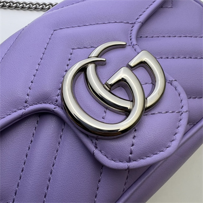 G*u*i gg marmont mini bag purple 476433