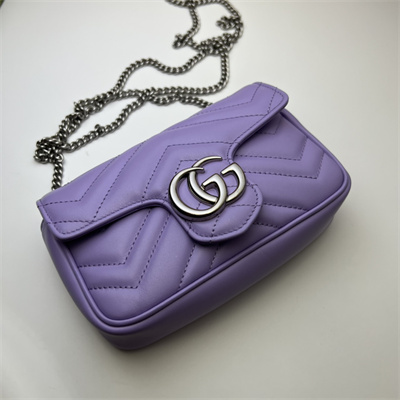 G*u*i gg marmont mini bag purple 476433