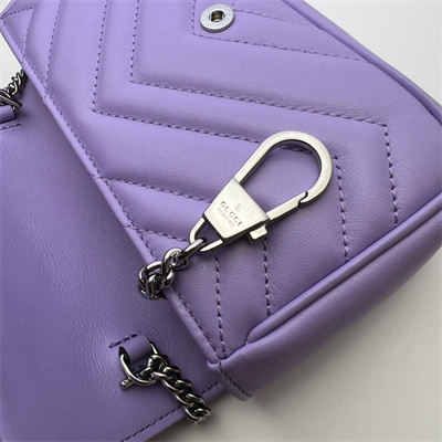G*u*i gg marmont mini bag purple 476433