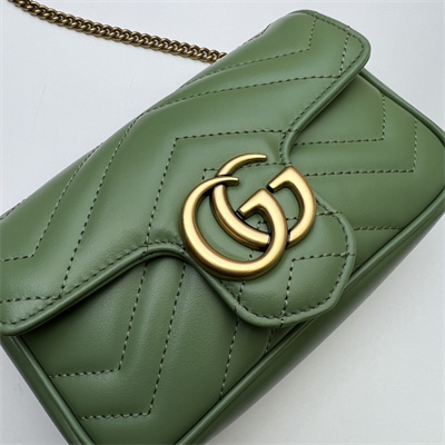 G*u*i gg marmont mini bag green 476433