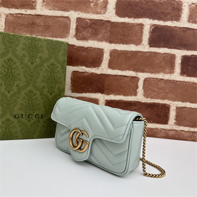 G*u*i gg marmont mini bag pale green 476433