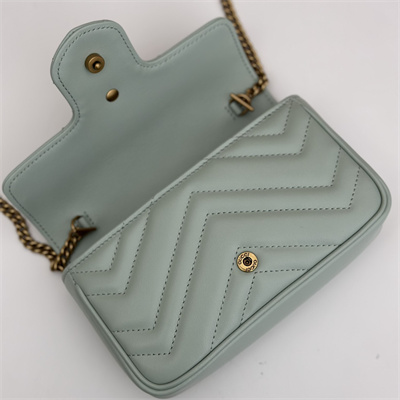 G*u*i gg marmont mini bag pale green 476433