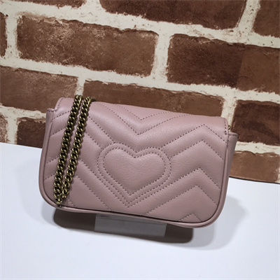 G*u*i gg marmont mini bag dusty pink 476433