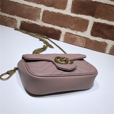 G*u*i gg marmont mini bag dusty pink 476433