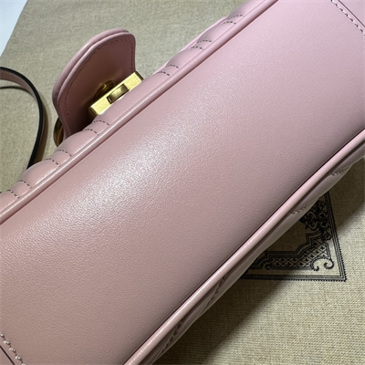 Gu.cci GG Marmont Small Shoulder Bag Pink 446744