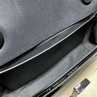 Gu.cci GG Marmont Small Shoulder Bag Black Patent 446744