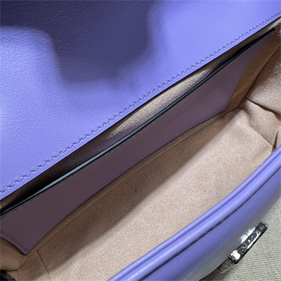 Gu.cci GG Marmont Small Shoulder Bag Purple 446744