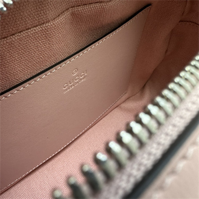 Gu.cci GG Marmont Small Shoulder Bag Pink 447632