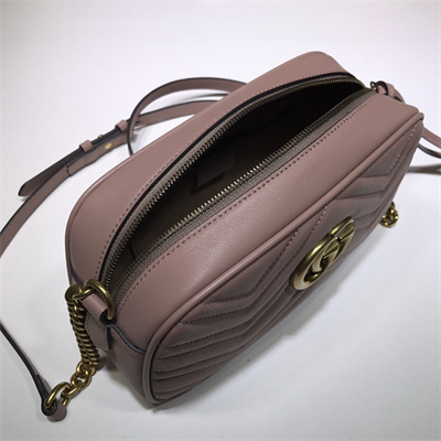 Gu.cci GG Marmont Small Shoulder Bag Dusty Pink  447632