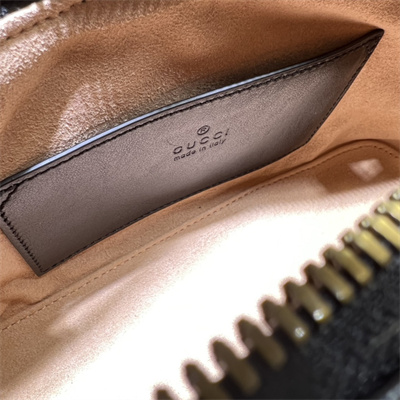 Gu.cci GG Marmont Shoulder Bag Black 739166