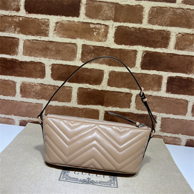 Gu.cci GG Marmont Shoulder Bag Rose Beige 739166