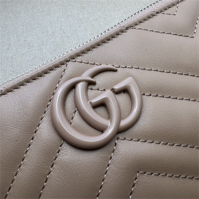 Gu.cci GG Marmont Shoulder Bag Rose Beige 739166