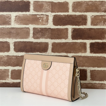 gu.cci ophidia gg small shoulder bag S*p*e canvas dusty pink 503877