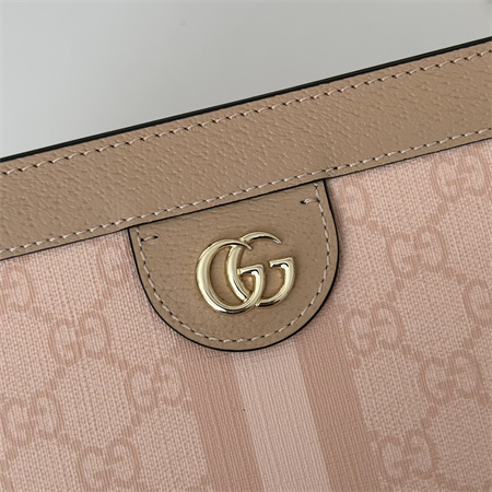 gu.cci ophidia gg small shoulder bag S*p*e canvas dusty pink 503877