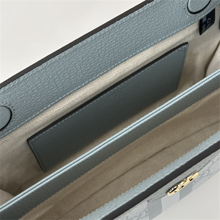 gu.cci ophidia gg small shoulder bag S*p*e canvas dusty blue 503877