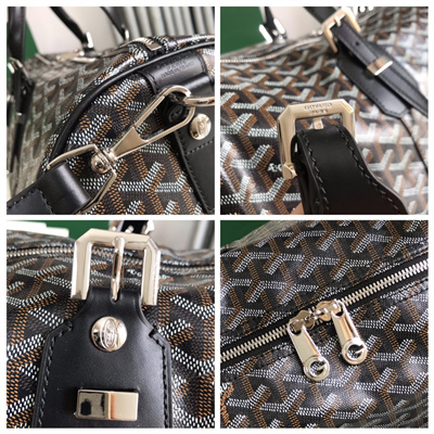 Go*ard boston 45 bag in Go*ardine canvas & cervon calfskin