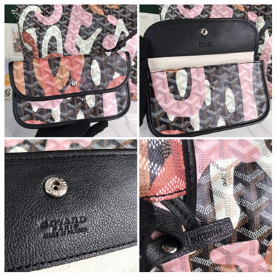 Go*ard saint l0*is gm bag in Go*ardine canvas & chevroches calfskin